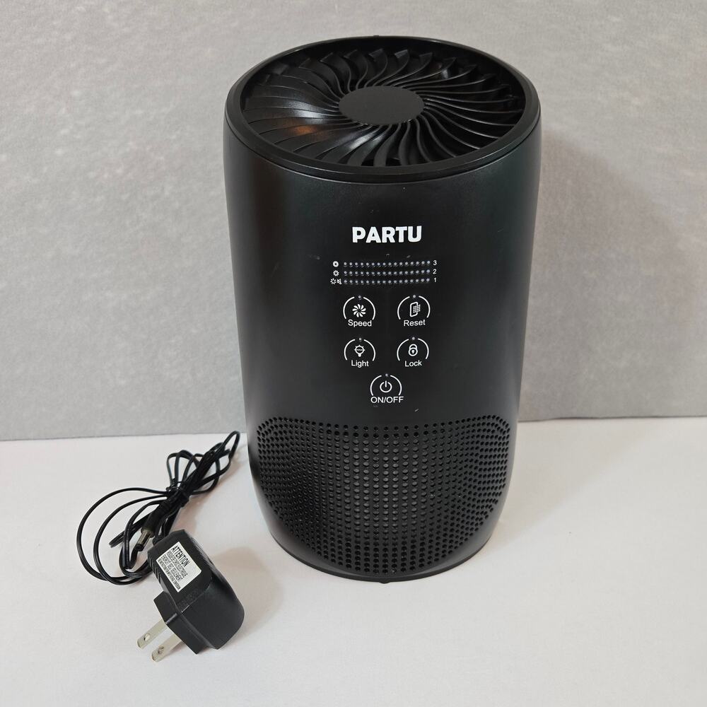 PARTU HEPA Air Purifier BS03 for Home with Fragrance Sponge 3 Speeds Lock Set